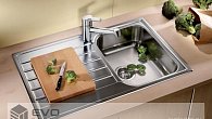 Мойка Blanco Livit 45 S salto Сталь полированная (фото 5)