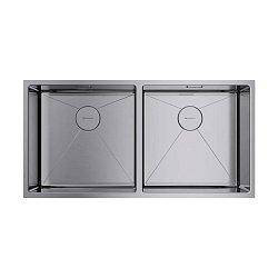 Omoikiri Taki 86-2-U/IF-IN нержавеющая сталь/нержавеющая сталь1