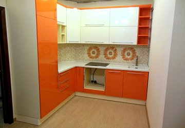 Угловая кухня модерн пластик/МДФ/ЛДСП РН180609