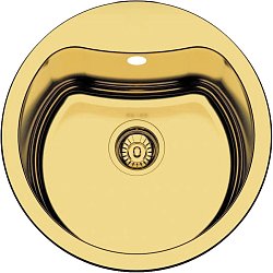 Мойка Seaman Eco Roma SMR-510A Gold Satin (PVD, micro-satin *7), без отверстий, стандартная комплектация1