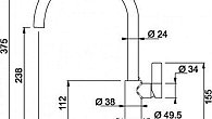 Смеситель Franke Ambient (оникс) (фото 4)