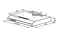 Вытяжка HOMSair HORIZONTAL 50 белый (фото 2)