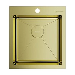 Omoikiri Akisame 46-LG нержавеющая сталь/светлое золото 1