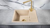 Мойка MILACIO Navarra 60 Cuarzo (MC.77074) бежевый (фото 2)