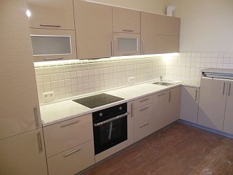 Угловая кухня модерн Латте пластик/МДФ/ЛДСП РК1805081
