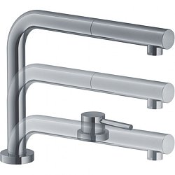 FRANKE Active Window Оптика стали, выдвижной шланг, установка перед окном 1