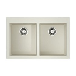 Omoikiri Bosen 80-2-WH Tetogranit/белый1