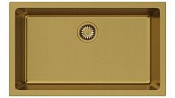 Мойка Omoikiri Okinoshima 76-U/I-G Glossy Natceramic/золото (фото 1)