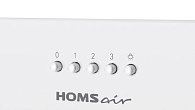 Вытяжка HOMSair CAMELIA POWER 60 белый (фото 8)