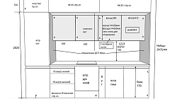 Прямая кухня МДФ эмаль матовая М31 RAL9003 / Egger H1180 ST37 РС2006011