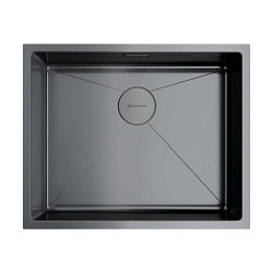 Omoikiri Taki 54-U/IF-GM нержавеющая сталь/вороненая сталь 1