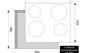 Варочная панель LEX EVH 642-1 BL (фото 3)