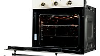 Духовой шкаф LEX EDM 6075С IV LIGHT (белый антик) (фото 3)