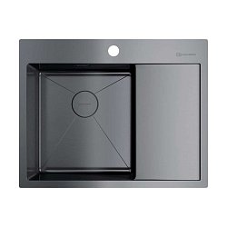 Omoikiri Akisame 65-GM-L нержавеющая сталь/вороненая сталь 1