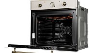 Духовой шкаф LEX EDM 6073С IV LIGHT (белый антик) (фото 4)
