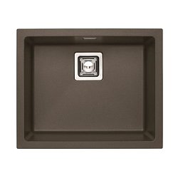 ALVEUS QUADRIX 50 GRANITAL+ CHOCOLATE-G03M 560X460X200 с сифоном 1133398 1