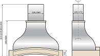Вытяжка Elikor Аркада 60П-650-П3Д белый муар/дуб неокрашенный (фото 5)