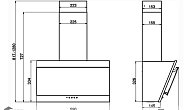 Вытяжка Elikor Сапфир 60П-430-К3Д белый/белое стекло (фото 4)