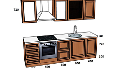 Кухня ЛМ201002 прямая1