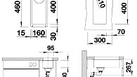 Мойка Blanco Subline 160-U Жемчужный (фото 7)