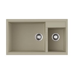 Omoikiri Tedori 86-2-LB-BE Tetogranit/ваниль1