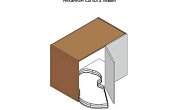 Макмарт Механизм Combi'S 2 в угловую базу 1050 мм, отделка хром + белый, левый (фото 3)