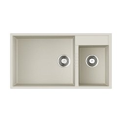 Omoikiri Tedori 85-2-U-WH Tetogranit/белый1