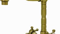 Смеситель Seaman Barcelone SSL-5079 Antique Gold (PVD + patina) (фото 1)