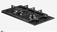 Варочная панель MONSHER MSG 30 Noir газовая (фото 2)