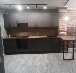 Кухня МР210104 Cleaf piombo пластик1