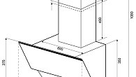 Вытяжка KRONA IRIDA 900 white push button (фото 5)