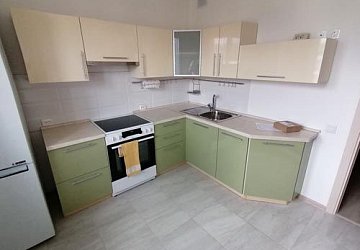 Угловая кухня модерн Formica пластик/МДФ ИС200102