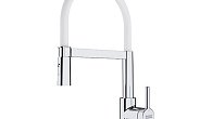 Смеситель FRANKE Lina Semi-pro, xром/белый (фото 1)
