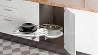 Макмарт Механизм Combi'S 2 в угловую базу 1050 мм, отделка хром + белый, левый (фото 1)