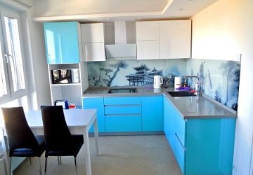 Угловая кухня модерн пластик/МДФ/ЛДСП РВ18011