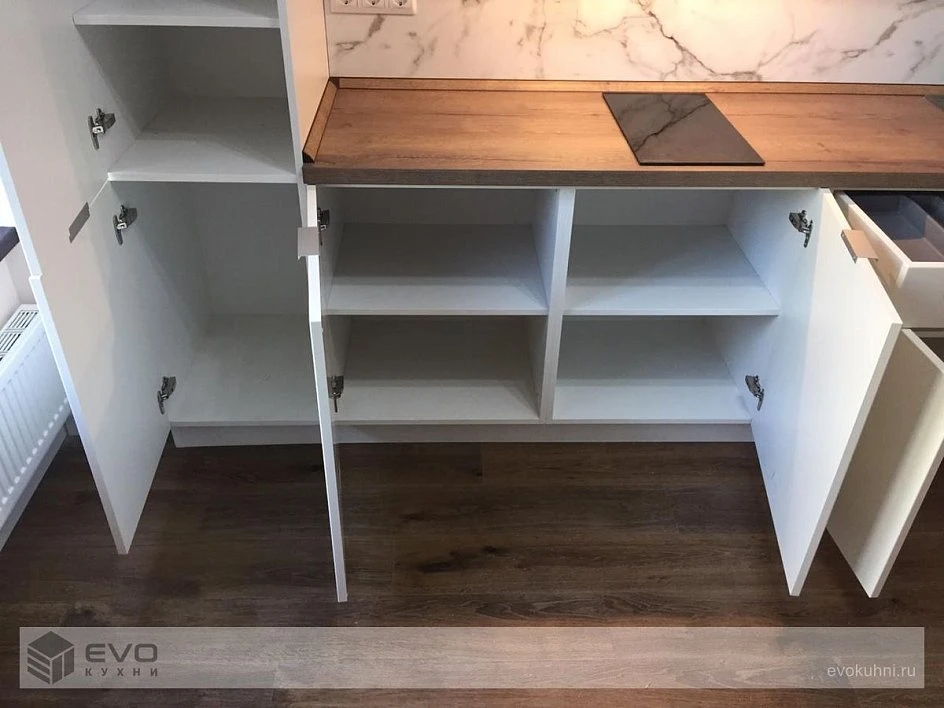 Кухня Egger дуб Галифакс табак / МДФ ПВХ Айвори Софт Тач ЛМ200501 (фото 9)