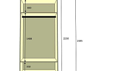 Шкаф МР220708Ш1