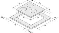 Варочная панель KRONA INIZIO 45 WH индукционная (фото 8)