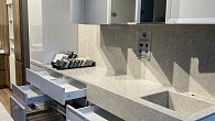 Прямая кухня модерн Deco Romb эмаль глянец (фото 5)