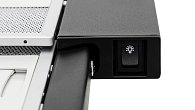 Вытяжка KRONA KAMILLA slim 600 black/inox (1 мотор) (фото 9)