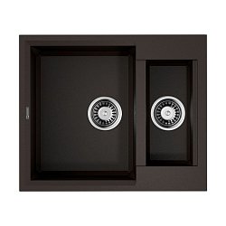 Omoikiri Sakaime 60-2-DC Tetogranit/Темный Шоколад1