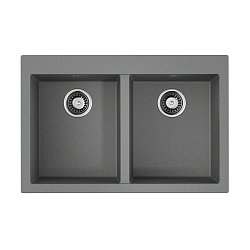 Omoikiri Bosen 80-2-GR Tetogranit/leningrad grey1