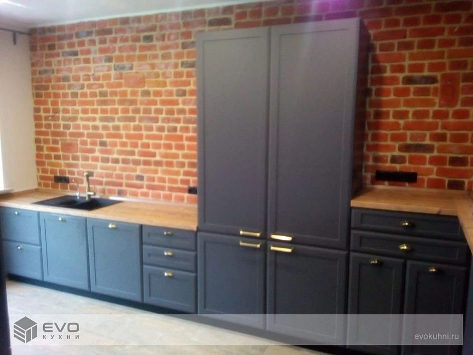 Угловая кухня с порталом Panfasad пленка/МДФ ИТ190408 (фото 1)