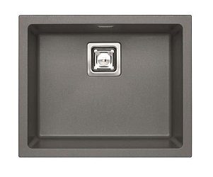 ALVEUS QUADRIX 50 GRANITAL+ STEEL-G04M 560X460X200 с сифоном 11333981