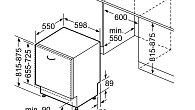 Посудомоечная машина Bosch SMV25EX00E встраиваемая (фото 6)