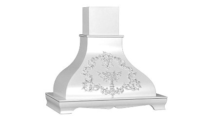 Viaona Cappe Медея 90 ППУ с декором inca 900 белый муар1