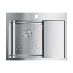 Omoikiri Akisame 65-IN-L нержавеющая сталь/нержавеющая сталь1