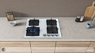 Варочная панель KRONA CALORE 60 WH (фото 10)