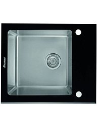 Seaman Eco Glass SMG-610B, два отверстия (Ø35мм), комплектация с вентиль-автоматом1