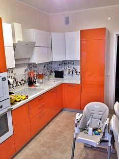 Угловая кухня модерн пластик/МДФ/ЛДСП РЯ180805